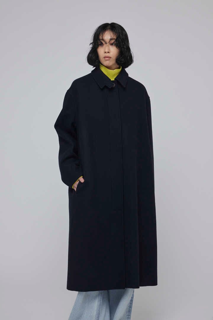 STUDIO NICHOLSON / MELTON WOOL ROUNDED OVERCOAT1