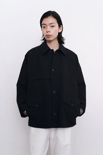 ［別注］blurhms / ROUGH WOOL GABARDINE CRUISER JACKET TL_010