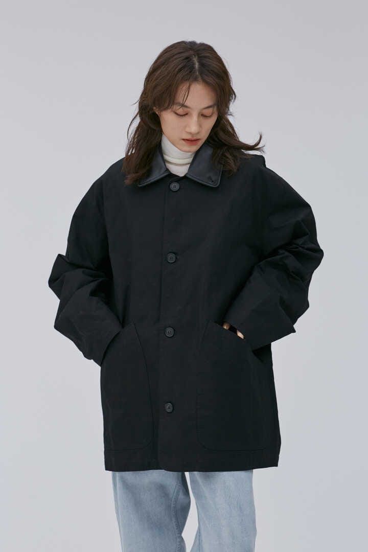 Cristaseya / OVERSIZED WATER REPELLENT BLOUSON WITH LEATHER PATCH | ブルゾン |  THE LIBRARY SELECTED | THE LIBRARY（ザ ライブラリー公式通販）