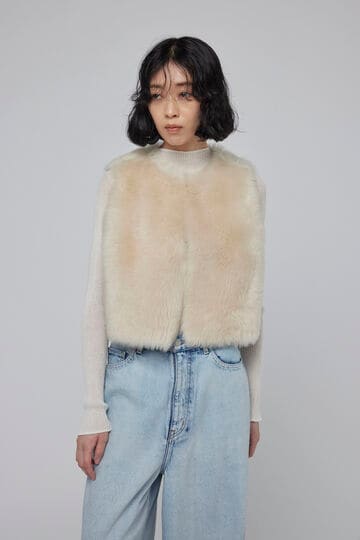 KARL DONOGHUE / FOXY SHEARLING BOLERO_040