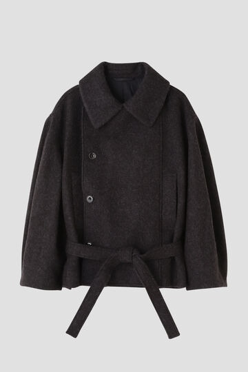 LEMAIRE / SHORT ASYMMETRICAL BATHROBE COAT_010