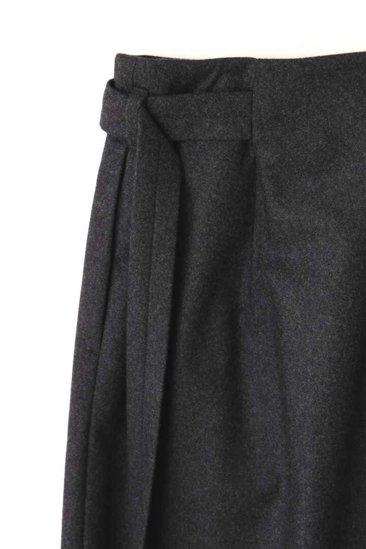 ATON / MERINO COLLEGE FLANNEL WRAP SKIRT7