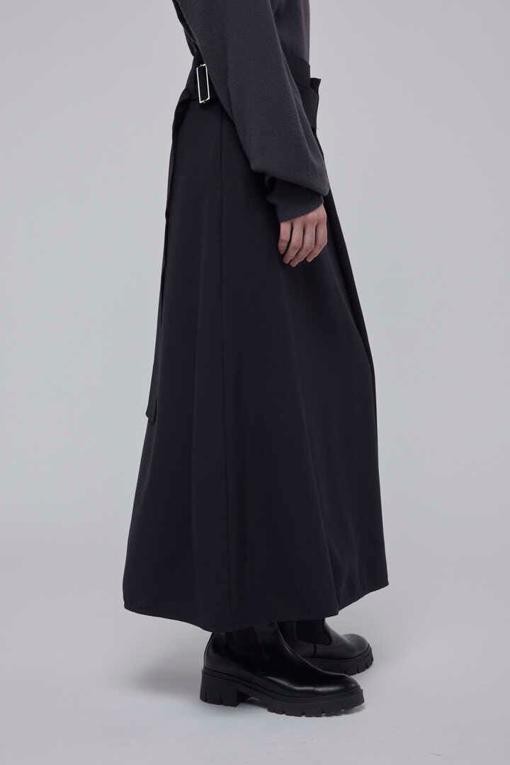 STUDIO NICHOLSON / LIGHT TECH WOOL WRAP SKIRT4