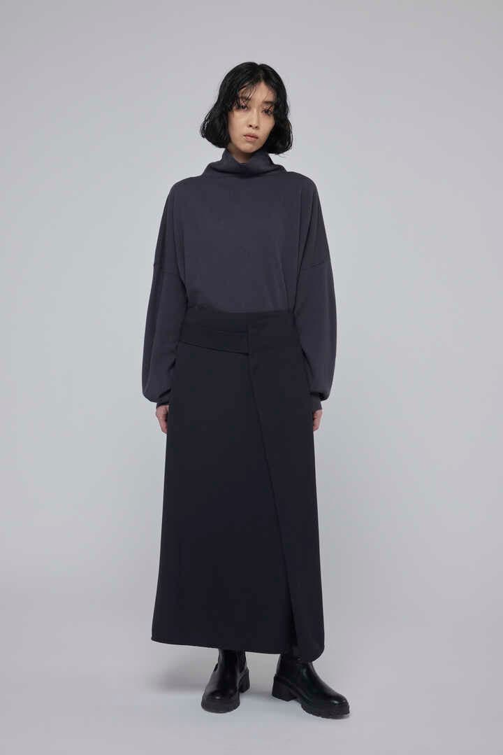 STUDIO NICHOLSON / LIGHT TECH WOOL WRAP SKIRT1