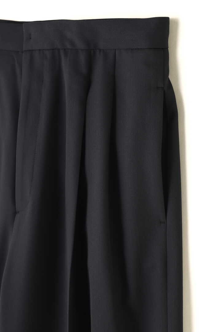 ATON / TECHNO WOOL TWILL TUCKED EASY PANTS4