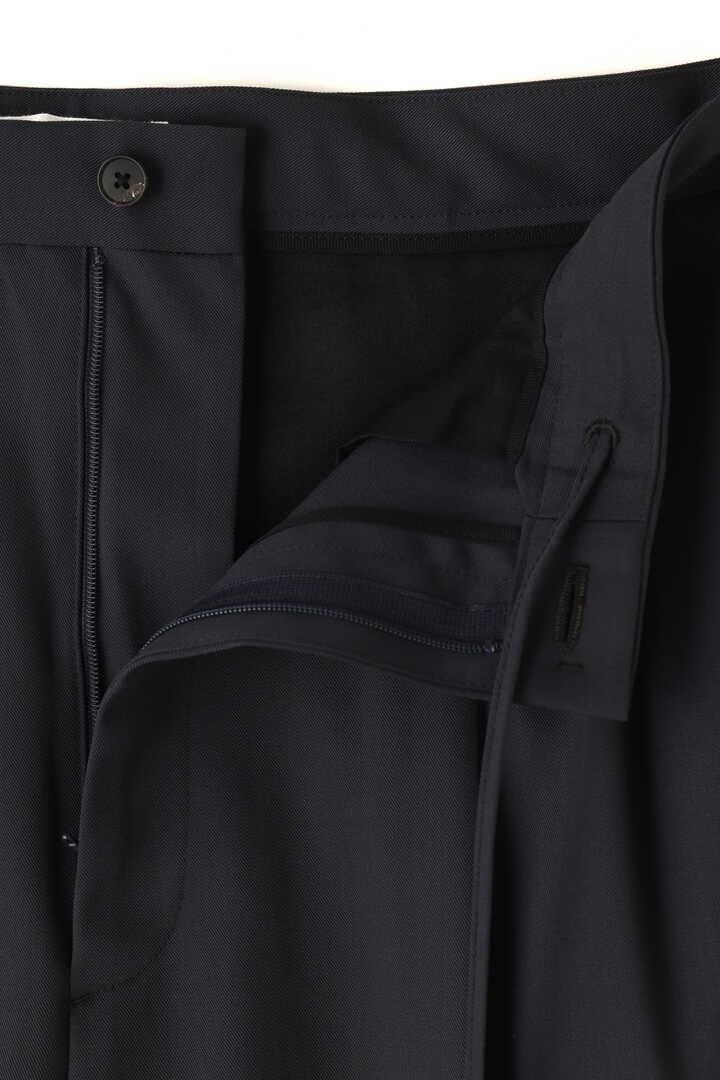 ATON / TECHNO WOOL TWILL TUCKED EASY PANTS7