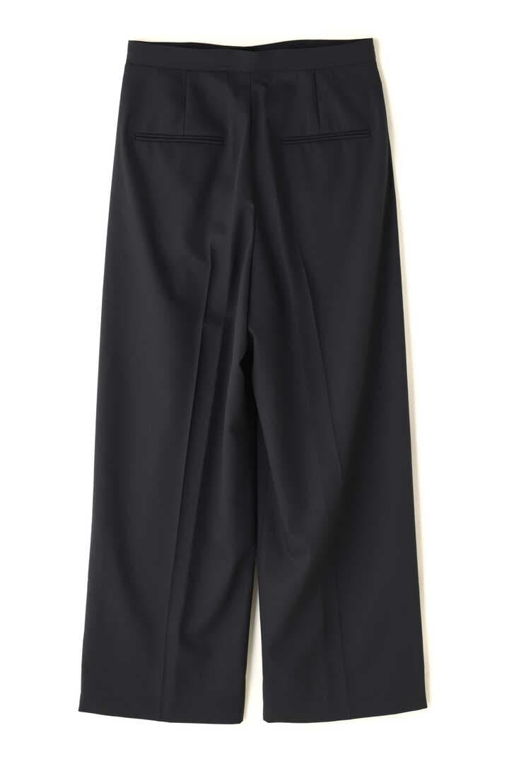 ATON / TECHNO WOOL TWILL TUCKED EASY PANTS2