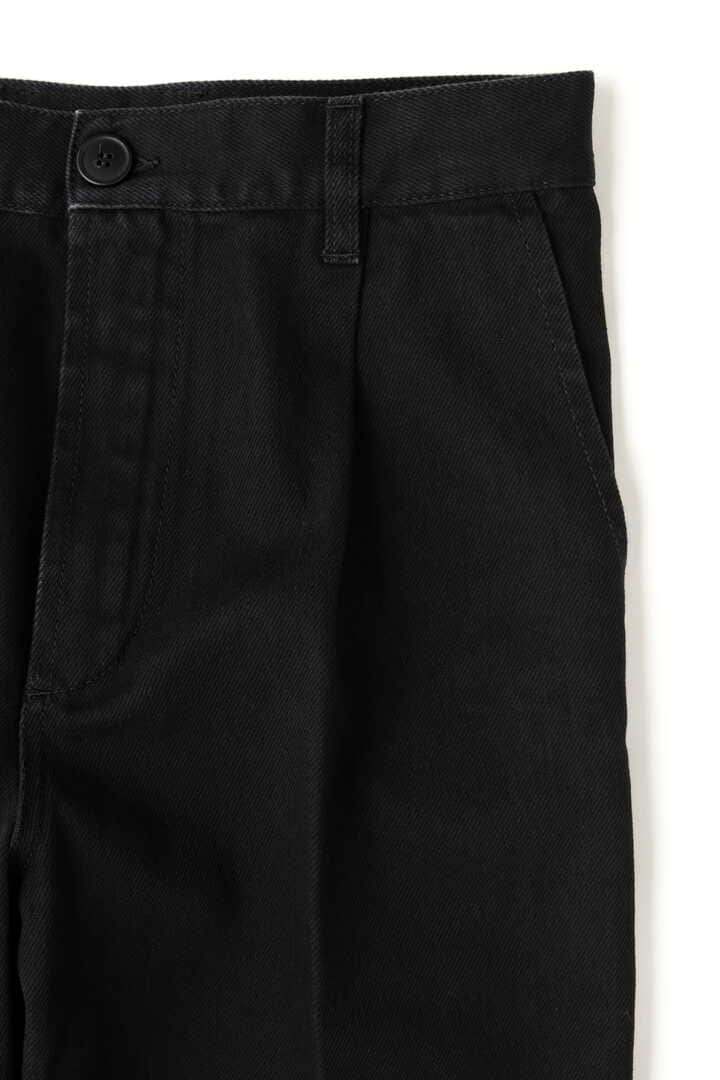 Cristaseya / BLACK DENIM PLEATED TROUSERS11