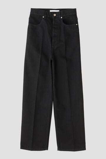 Cristaseya / HIGH WAISTED BLACK DENIM_010