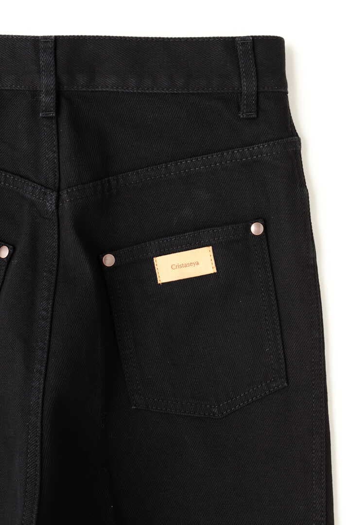 Cristaseya / HIGH WAISTED BLACK DENIM17