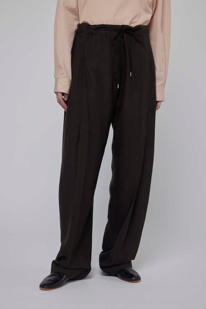 STUDIO NICHOLSON / VISCOSE LINEN TWILL TAILORED TRACK PANT3