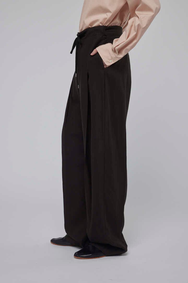 STUDIO NICHOLSON / VISCOSE LINEN TWILL TAILORED TRACK PANT4