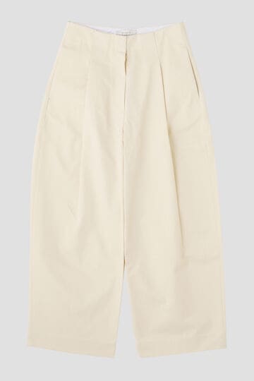 STUDIO NICHOLSON / PEACHED COTTON TWILL DEEP PLEAT VOLUME_030