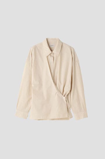 LEMAIRE / SHORT ASYMMETRICAL BATHROBE COAT_030