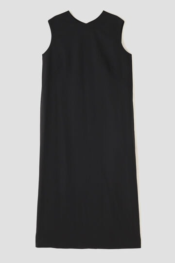 ATON / HIGH TWIST WOOL SLEEVELESS DRESS_010