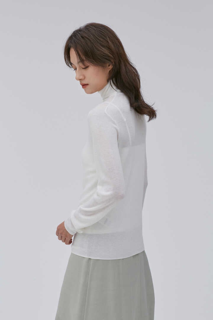 ATON / ROYAL WOOL CIRCULAR RIB TURTLENECK SWEATER10