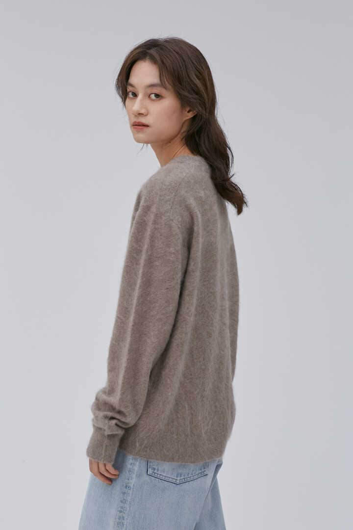 ATON / ROYAL CASHMERE FUR CREWNECK SWEATER3