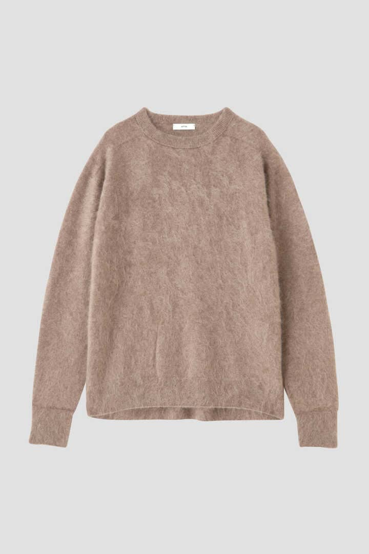 ATON / ROYAL CASHMERE FUR CREWNECK SWEATER8