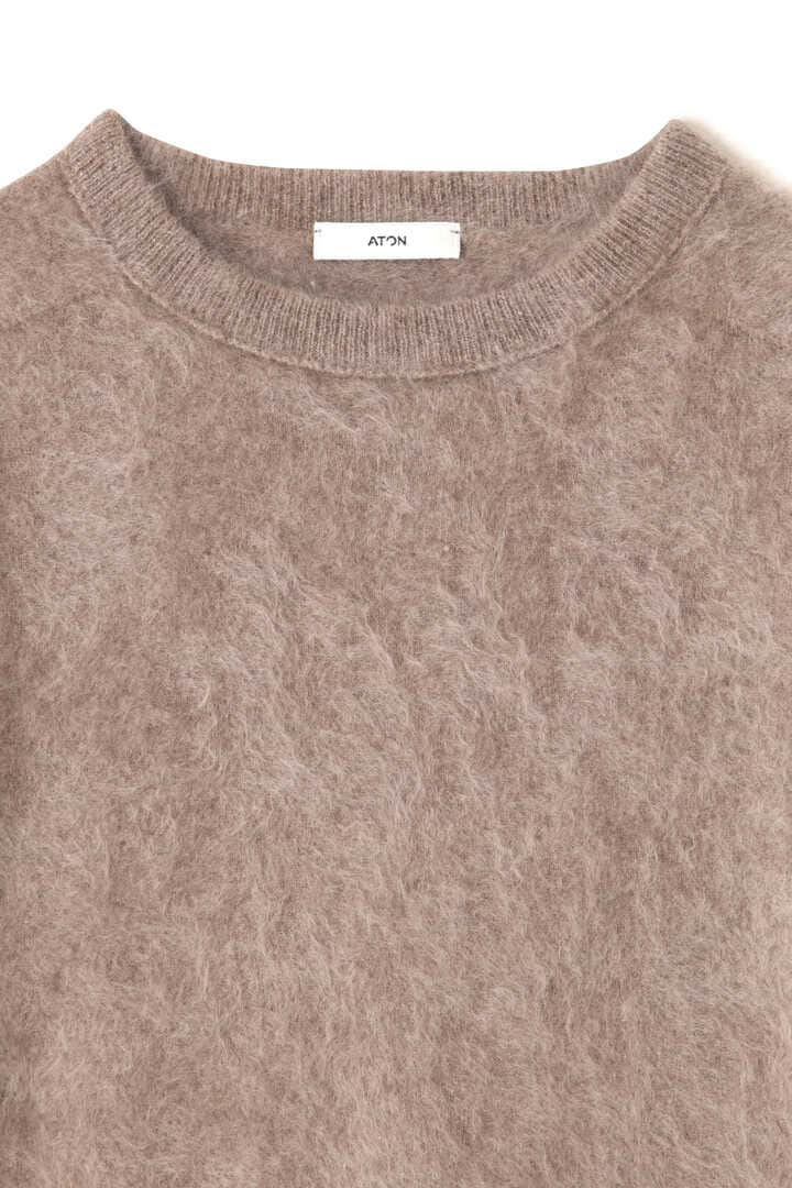 ATON / ROYAL CASHMERE FUR CREWNECK SWEATER10