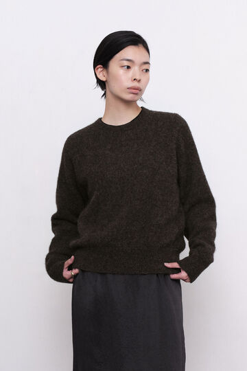 ［別注］blurhms / ALPACA KNIT CREW NECK_050