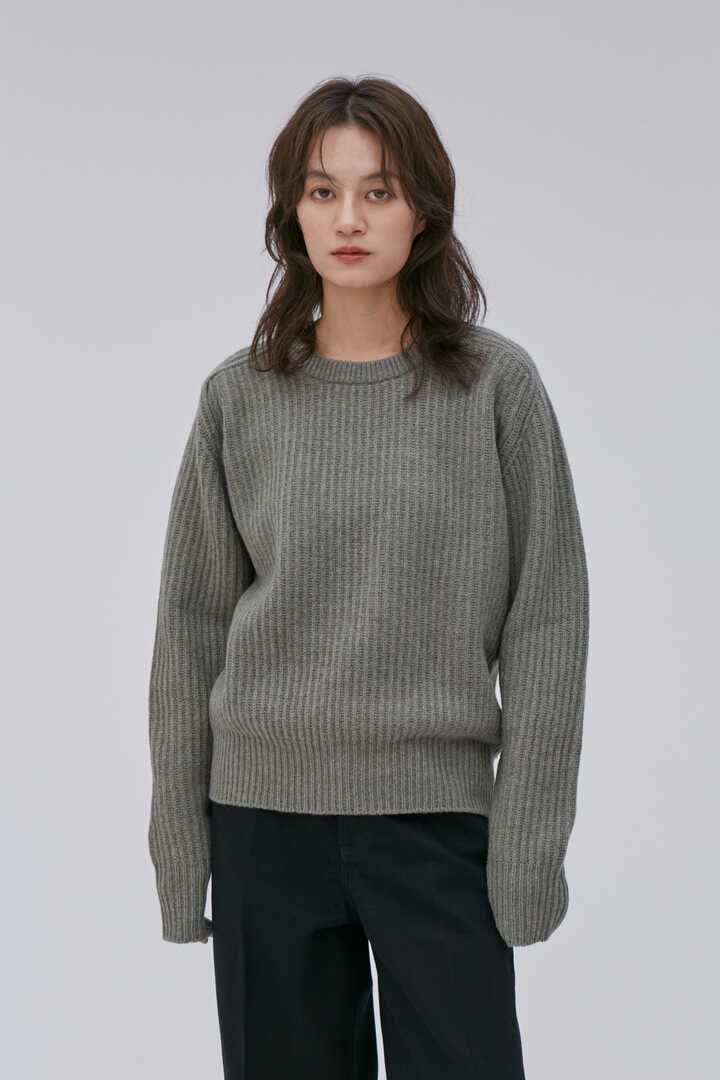 Cristaseya / CASHMERE & WOOL MAXI RIBBED RAGLAN SWEATER | ニット | THE LIBRARY  SELECTED | THE LIBRARY（ザ ライブラリー公式通販）