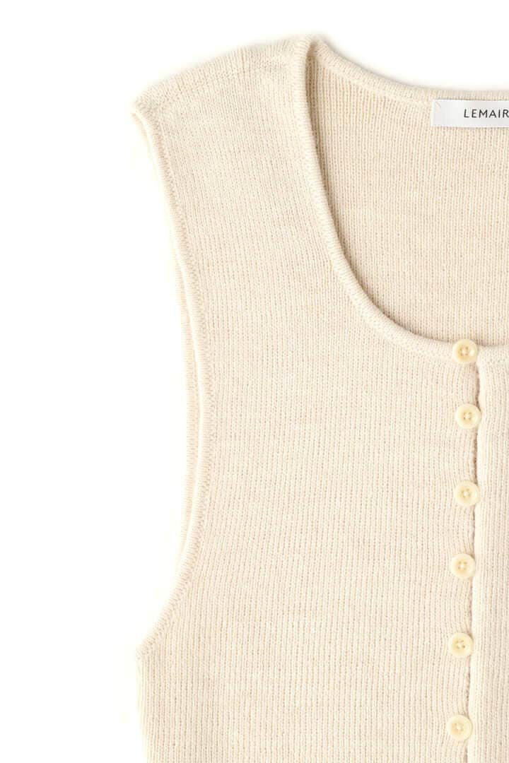 LEMAIRE / SLEEVELESS FITTED CARDIGAN8