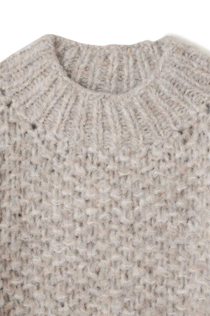 Maiaｍi / FLEECY ALPACA PEARL PATTERN TURTLENECK3