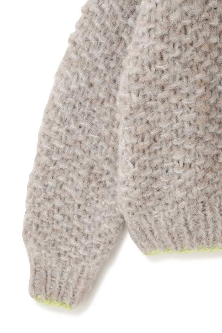 Maiaｍi / FLEECY ALPACA PEARL PATTERN TURTLENECK5