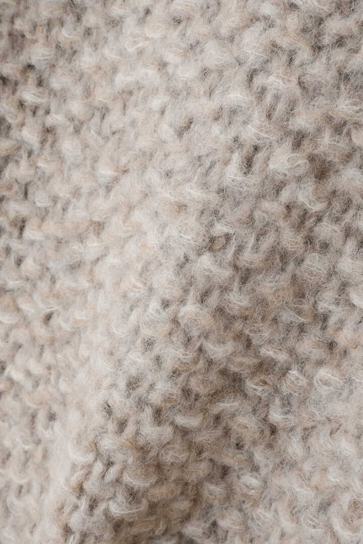 Maiaｍi / FLEECY ALPACA PEARL PATTERN TURTLENECK6