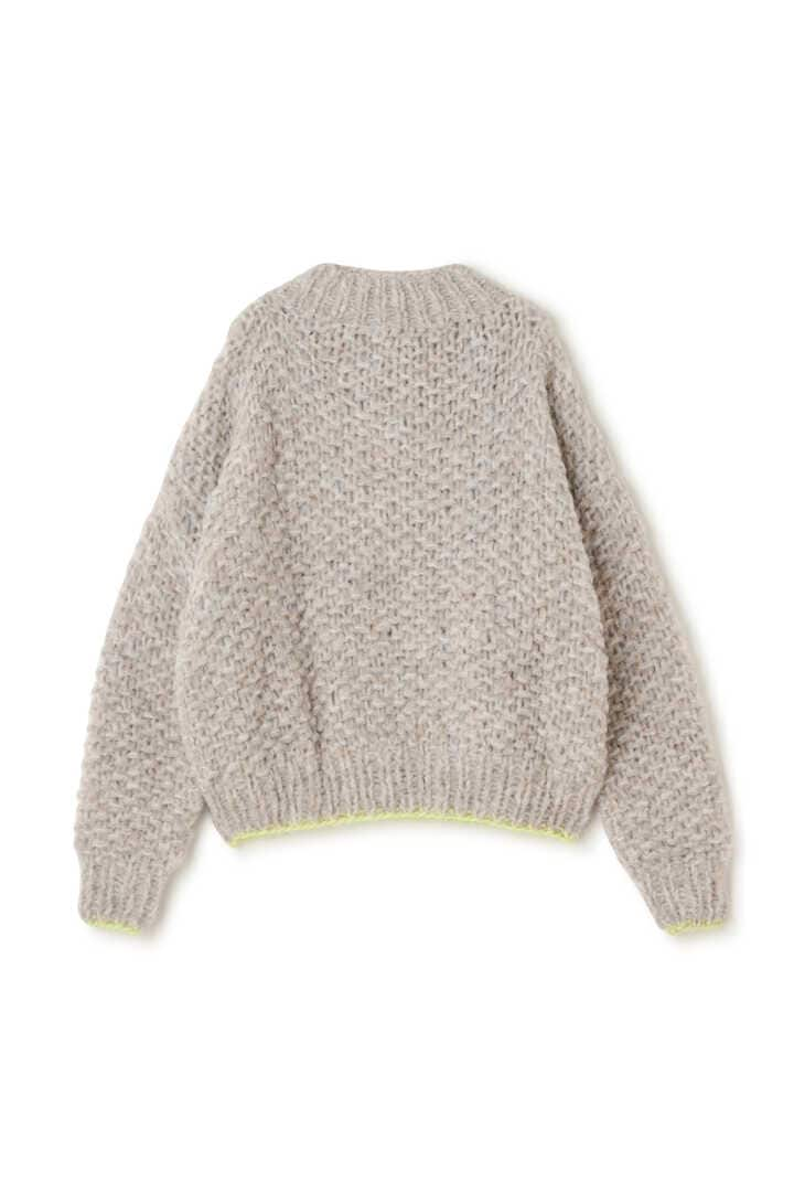 Maiaｍi / FLEECY ALPACA PEARL PATTERN TURTLENECK2