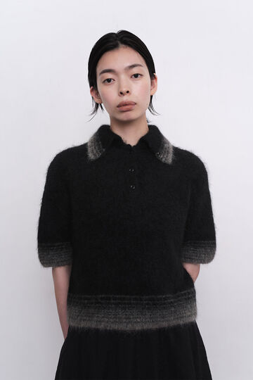 SAYAKA DAVIS / COMPACT KNIT POLO_010