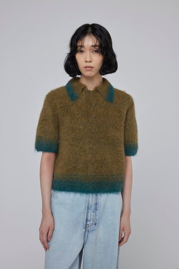 SAYAKA DAVIS / COMPACT KNIT POLO_180