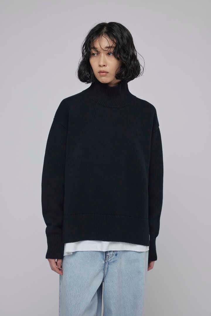 STUDIO NICHOLSON / MERINO COTTON 5GG ROLL NECK1