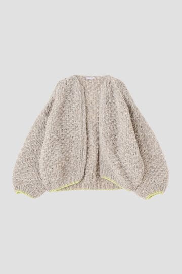 Maiaｍi / FLEECY ALPACA PEARL PATTERN BOMBER_040