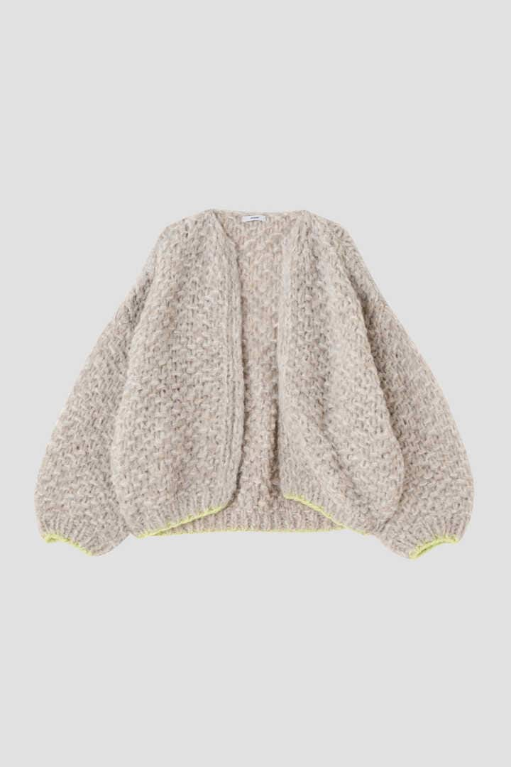 Maiaｍi / FLEECY ALPACA PEARL PATTERN BOMBER1