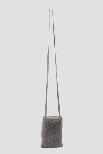 KARL DONOGHUE / CASHMERE SHEARLING PHONE POUCH_020