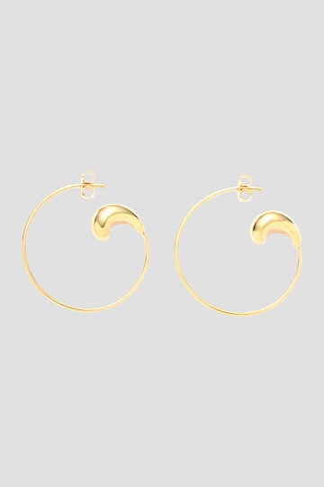 ASAMI FUJIKAWA / PETAL SMALL EARRINGS/GOLD_170