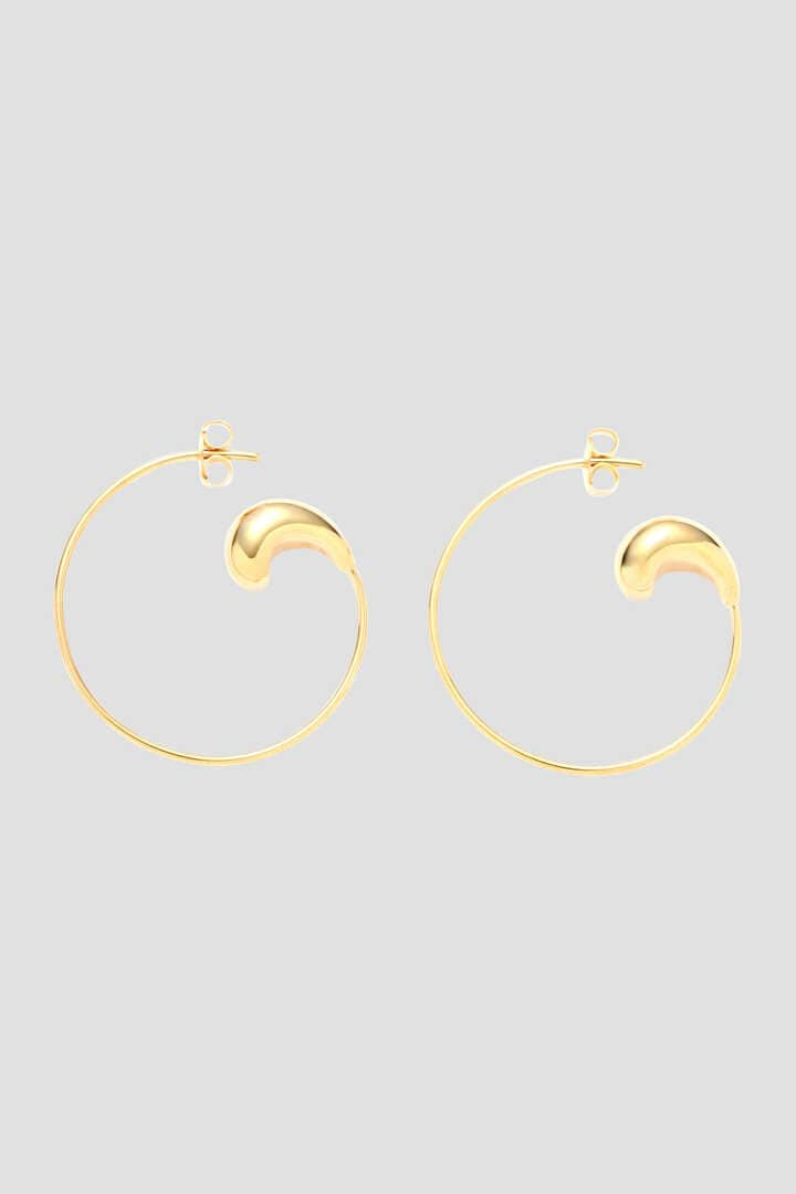 ASAMI FUJIKAWA / PETAL SMALL EARRINGS/GOLD1