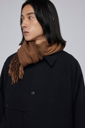 THE INOUE BROTHERS / Brushed Scarf Block_050