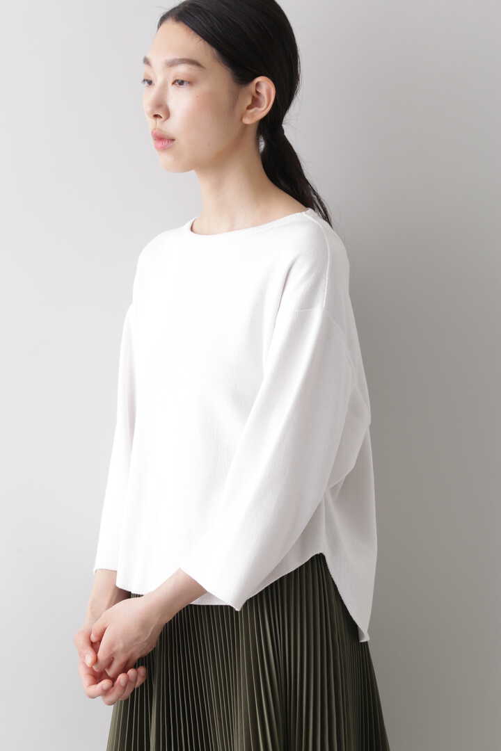 YLEVE CTN RIB PULLOVER カットソー  ivory