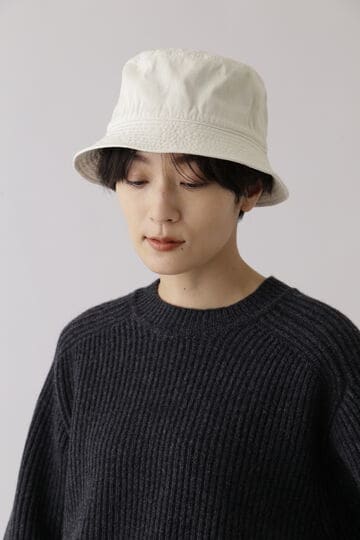 YLÈVE×KIJIMA TAKAYUKI / ORGANIC COTTON DOUBLE CLOTH BUCKET HAT_030