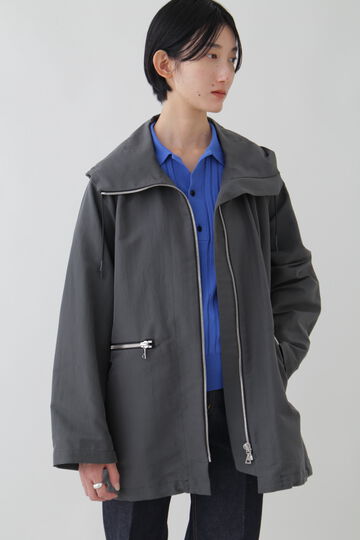 YLÈVE / COTTON/SIKL GROSGRAIN HOOD CO_140