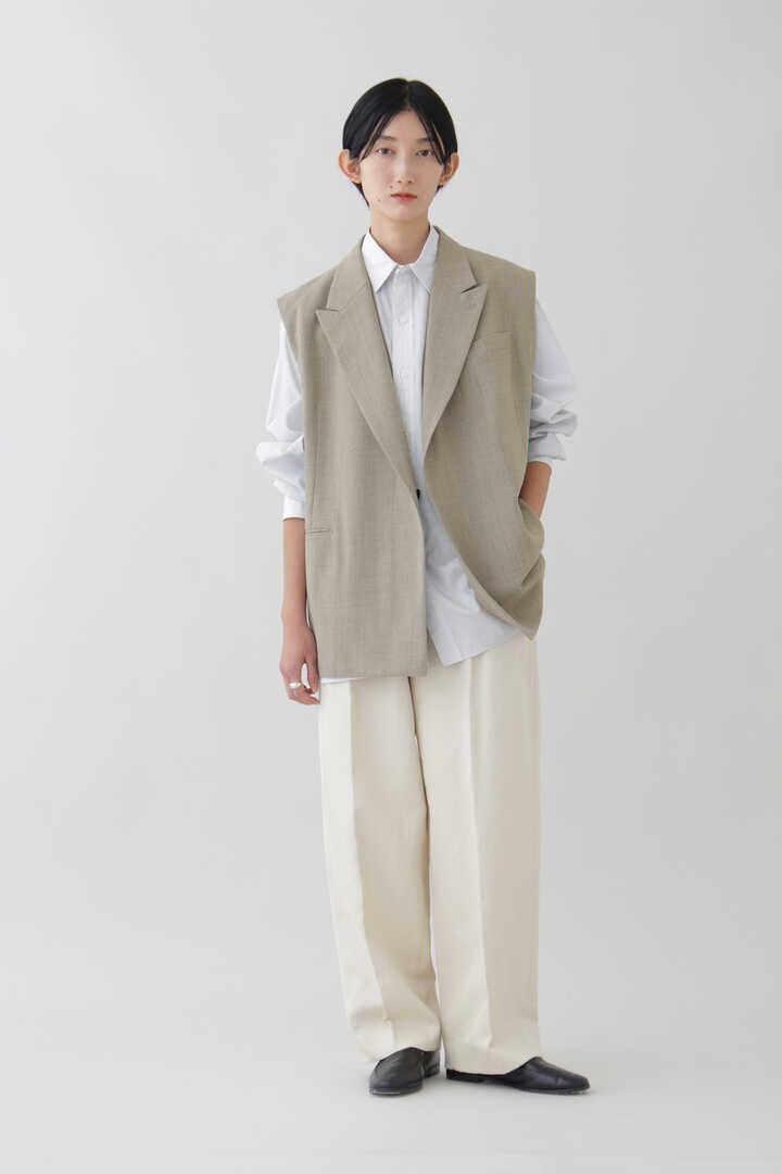 新品同様 YLÈVE テーラードジャケット WOOL GABARDINE JK JK