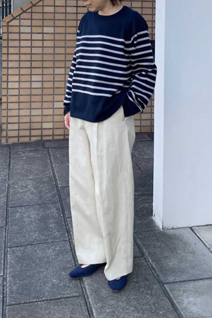 YLÈVE / FINX COTTON RAMMY TWILL TR | トラウザーズ | YLÈVE | THE 