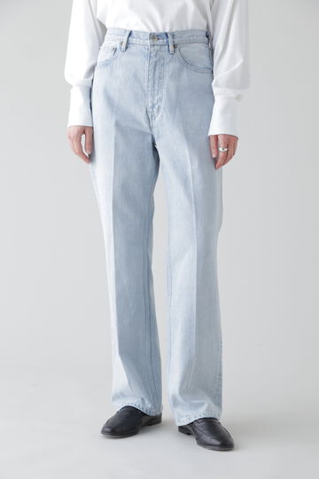 YLÈVE / 13.5oz DENIM PRESSED 5P FADE_110