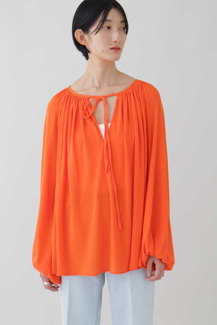 YLÈVE / COTTON LINEN SHEER JERSEY PEASANT BL2