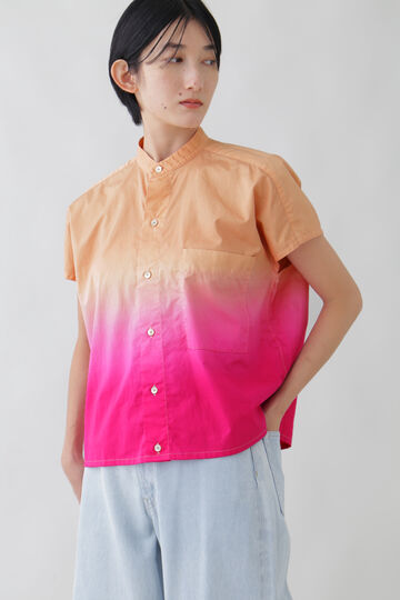 YLÈVE / COTTON SATIN DIP DYE BL_090