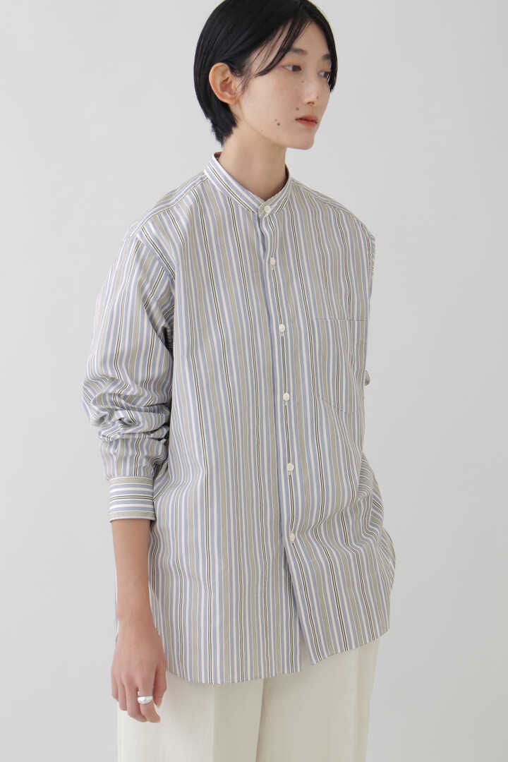 YLÈVE / COTTON SILK STRIPE SH | シャツ | YLÈVE | THE LIBRARY（ザ