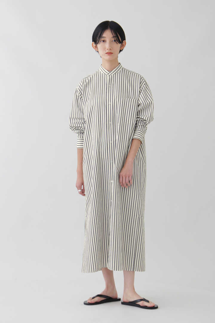 YLÈVE / COTTON SILK STRIPE SH/OP1