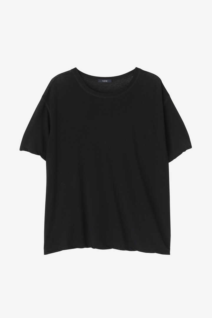 YLÈVE / COTTON LINEN SHEER JERSEY S/S P/O15